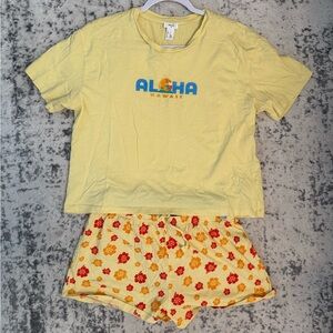 Forever 21 Hawaiian PJ Set